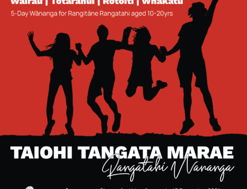 Taiohi Tangata Marae | Rangatahi Wānanga